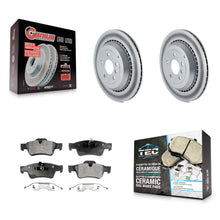 Load image into Gallery viewer, Rear Coated Brake Rotor Ceramic Pad Kit For Mercedes-Benz ML350 GL450 R350 GL550