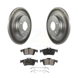Rear Coated Disc Brake Rotors And Ceramic Pads Kit For Mazda 5