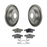 [Rear] 2006 Mazda 5 To 02 06 Premium Coated Rotors & Ceramic Pads Brake Kit For Max Braking