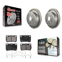 Load image into Gallery viewer, Rear Coated Brake Rotors Ceramic Pad Kit For Lexus IS250 GS350 IS350 GS300 GS430