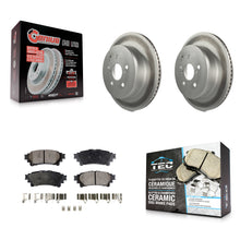 Load image into Gallery viewer, Rear Coated Disc Brake Rotors And Ceramic Pads Kit For Lexus IS250 IS350