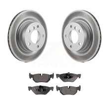 Load image into Gallery viewer, Rear Coated Disc Brake Rotors And Ceramic Pads Kit For BMW 328i 325i 323i