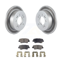 Charger l&#39;image dans la galerie, Rear Coat Brake Rotor Ceramic Pad Kit For 10 Hyundai Elantra Sedan From 03 23