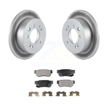 Load image into Gallery viewer, Rear Coated Disc Brake Rotors And Ceramic Pads Kit For Hyundai Elantra