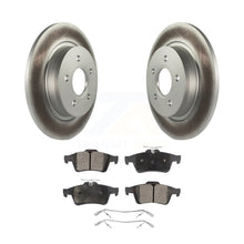 Load image into Gallery viewer, Rear Coated Disc Brake Rotors And Ceramic Pads Kit For Volvo S40 C70 C30 V50