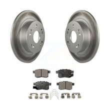 Charger l&#39;image dans la galerie, Rear Coated Disc Brake Rotors And Ceramic Pads Kit For Honda Accord Acura TSX