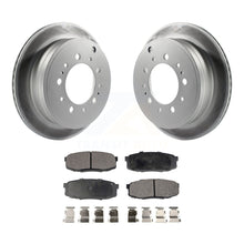 Charger l&#39;image dans la galerie, Rear Coat Brake Rotor Ceramic Pad Kit For Toyota Tundra Sequoia Lexus LX570 Land