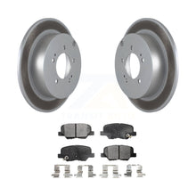 Charger l&#39;image dans la galerie, Rear Coated Disc Brake Rotors Ceramic Pad Kit For 2013 Mitsubishi Outlander 3.0L