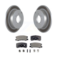 Charger l&#39;image dans la galerie, Rear Coated Disc Brake Rotor And Ceramic Pad Kit For Mitsubishi Lancer Outlander