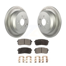 Charger l&#39;image dans la galerie, Rear Coated Disc Brake Rotors And Ceramic Pad Kit For 2007-2012 Hyundai Veracruz