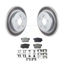 Charger l&#39;image dans la galerie, Rear Coated Disc Brake Rotors And Ceramic Pads Kit For Suzuki SX4 Crossover