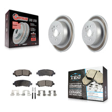 Charger l'image dans la galerie, [Rear] 2008-2013 Toyota Highlander Premium Coated Rotors &amp; Ceramic Pads Brake Kit For Max Braking