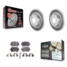 Load image into Gallery viewer, Rear Coated Brake Rotor Ceramic Pad Kit For Volkswagen Jetta Passat GTI Eos Audi
