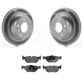 [Rear] 2008-2013 BMW 128i Premium Coated Rotors & Ceramic Pads Brake Kit For Max Braking