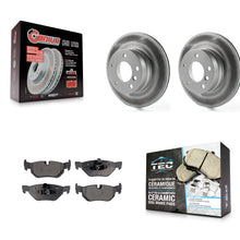 Load image into Gallery viewer, [Rear] 2008-2013 BMW 128i Premium Coated Rotors &amp; Ceramic Pads Brake Kit For Max Braking