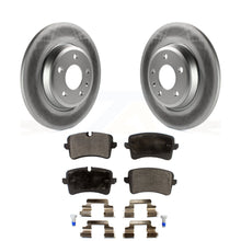 Charger l&#39;image dans la galerie, Rear Coated Disc Brake Rotors And Ceramic Pads Kit For Audi A7 Quattro A6