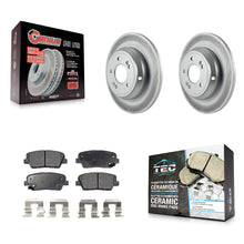 Charger l'image dans la galerie, Rear Coated Disc Brake Rotors And Ceramic Pads Kit For Hyundai Genesis