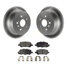 Charger l&#39;image dans la galerie, Rear Coated Disc Brake Rotors And Ceramic Pads Kit For 2009-2016 Toyota Venza