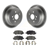 [Rear] 2009-2016 Toyota Venza Premium Coated Rotors & Ceramic Pads Brake Kit For Max Braking