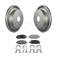 Charger l&#39;image dans la galerie, Rear Coated Disc Brake Rotor &amp; Ceramic Pad Kit For 2009-2013 Suzuki Grand Vitara