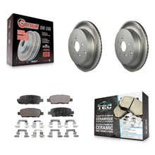 Charger l'image dans la galerie, [Rear] 2009-2013 Suzuki Grand Vitara Premium Coated Rotors &amp; Ceramic Pads Brake Kit For Max Braking