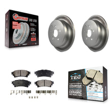 Load image into Gallery viewer, Rear Coated Brake Rotor Ceramic Pad Kit For Toyota Highlander Sienna Lexus RX350