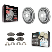 Charger l'image dans la galerie, [Rear] 2010-2017 Volvo XC60 Premium Coated Rotors &amp; Ceramic Pads Brake Kit For Max Braking