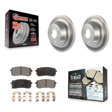 Load image into Gallery viewer, [Rear] 2015-2021 Kia Sedona Premium Coated Rotors &amp; Ceramic Pads Brake Kit For Max Braking