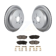 Load image into Gallery viewer, Rear Coated Brake Rotor Ceramic Pad Kit For Subaru Outback Legacy Scion FR-S BRZ