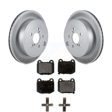 Charger l&#39;image dans la galerie, Rear Coated Disc Brake Rotors And Ceramic Pads Kit For Subaru BRZ Toyota 86