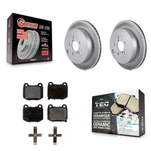 Load image into Gallery viewer, Rear Coated Disc Brake Rotors And Ceramic Pads Kit For Subaru BRZ Toyota 86