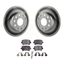 Charger l&#39;image dans la galerie, Rear Coated Disc Brake Rotors And Ceramic Pads Kit For Volkswagen GTI