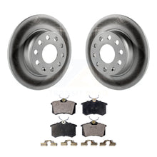 Load image into Gallery viewer, Rear Coated Disc Brake Rotors And Ceramic Pads Kit For Volkswagen Beetle Golf