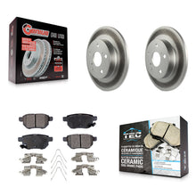 Load image into Gallery viewer, [Rear] 2011-2016 Scion tC Premium Coated Rotors &amp; Ceramic Pads Brake Kit For Max Braking