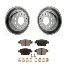 Load image into Gallery viewer, Rear Coated Disc Brake Rotors And Ceramic Pads Kit For Volkswagen Beetle GTI Eos