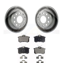 Charger l&#39;image dans la galerie, Rear Coated Disc Brake Rotors And Ceramic Pads Kit For Volkswagen Jetta