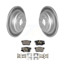 Charger l&#39;image dans la galerie, Rear Coated Disc Brake Rotors And Ceramic Pads Kit For Honda Crosstour Accord