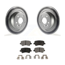 Charger l&#39;image dans la galerie, Rear Coat Disc Brake Rotor Ceramic Pad Kit For 2012-2015 Land Rover Range Evoque