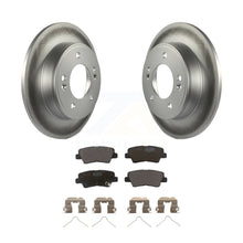 Load image into Gallery viewer, Rear Coated Disc Brake Rotors Ceramic Pad Kit For Hyundai Elantra Kia Soul Venue