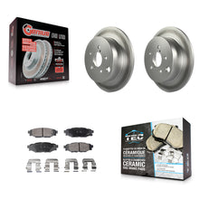 Load image into Gallery viewer, Rear Coated Brake Rotor Ceramic Pad Kit For Subaru Forester Impreza Crosstrek XV