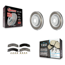 Charger l'image dans la galerie, Kit de plaquettes de frein en céramique pour rotors de frein arrière, pour Nissan NV2500 NV3500 NV1500 2012 – 2021 