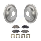 Kit de rotors de frein à disque à revêtement arrière et de plaquettes en céramique pour Hyundai Accent 2011 