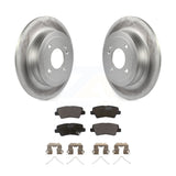 Kit de rotors de frein à disque à revêtement arrière et de plaquettes en céramique pour Hyundai Accent Kia Rio 