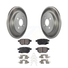 Charger l&#39;image dans la galerie, Kit de rotors de frein à disque à revêtement arrière et de plaquettes en céramique pour Toyota Yaris 2012 – 2018 