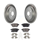 Kit de rotors de frein à disque à revêtement arrière et de plaquettes en céramique pour Toyota Yaris 2012 – 2018 