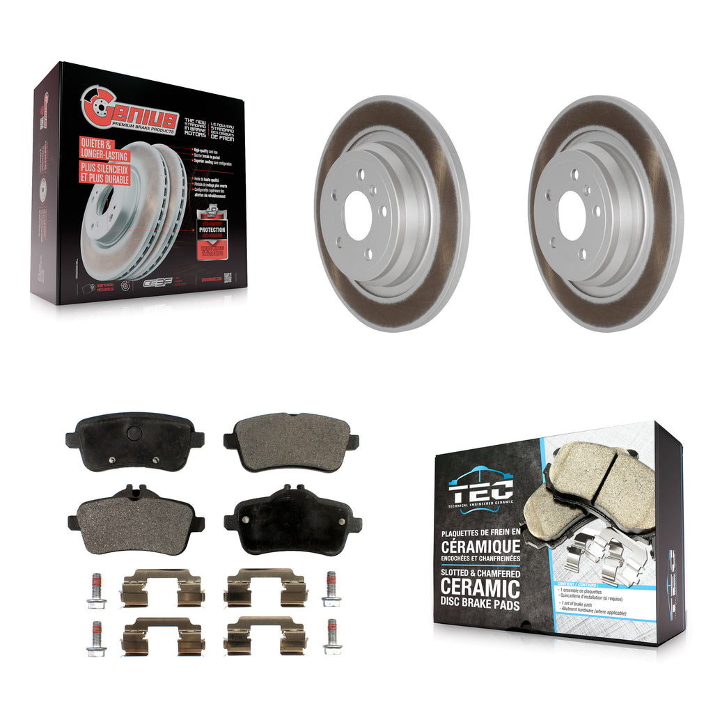 Kit de plaquettes de frein en céramique, Rotors de frein à disque arrière, pour Mercedes-Benz ML350 GLE350 ML250 