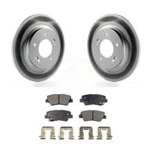 Load image into Gallery viewer, Rear Coated Disc Brake Rotors And Ceramic Pads Kit For Hyundai Sonata Azera