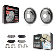 Load image into Gallery viewer, Rear Coat Disc Brake Rotor Ceramic Pad Kit For Kia Optima Hyundai Sonata Soul EV