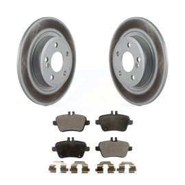 Rear Coat Brake Rotor Ceramic Pad Kit For Mercedes-Benz GLA250 CLA250 INFINITI B