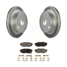 Load image into Gallery viewer, Rear Coated Disc Brake Rotors Ceramic Pad Kit For 2014-2018 Subaru Forester 2.0L